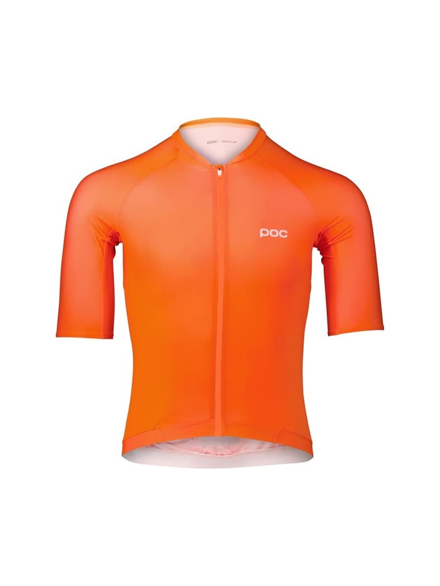 Koszulka kolarska POC Pristine Jersey - zink orange, rozmiar M