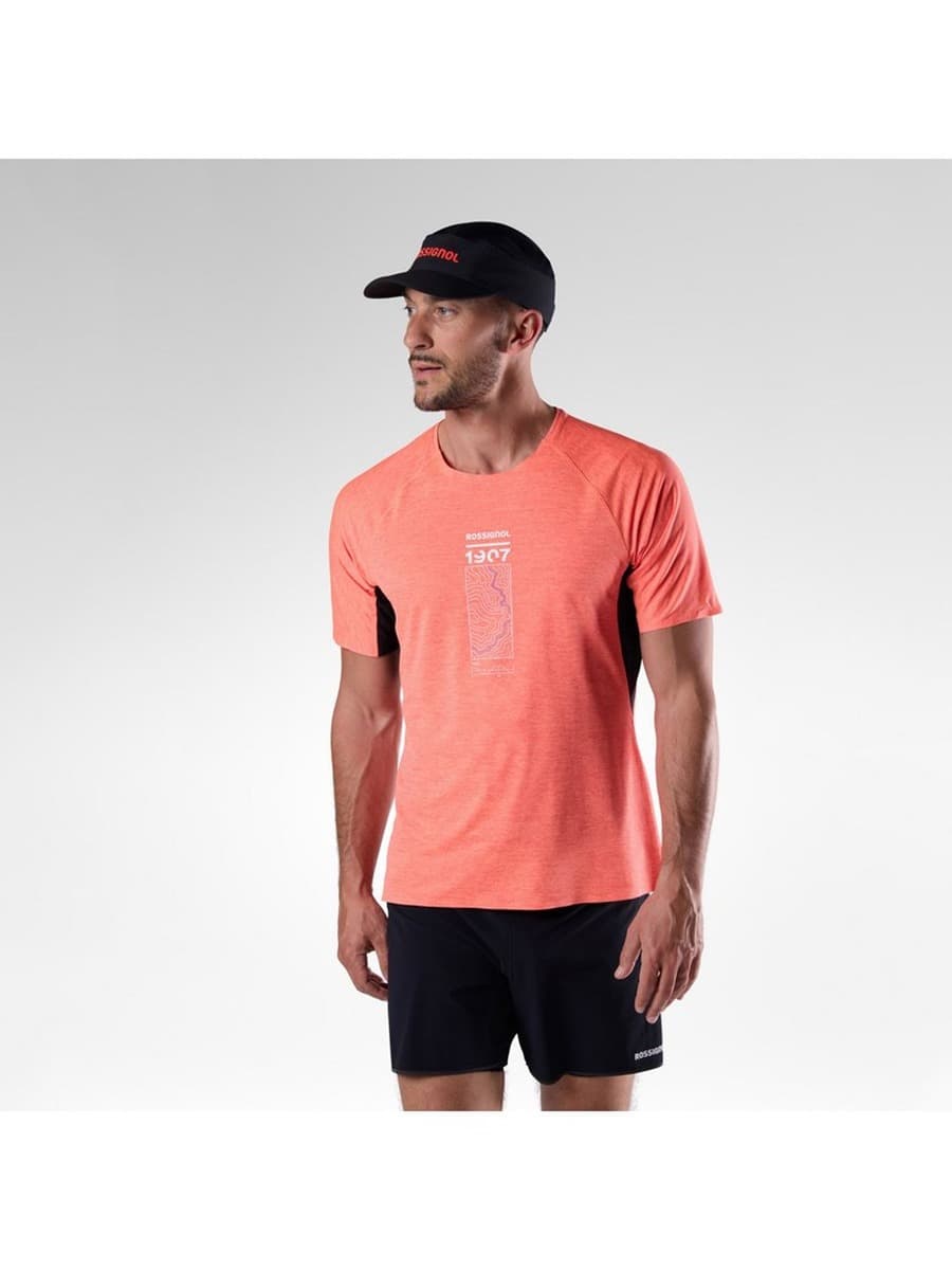 Koszulka męska Rossignol Sapa Ultra Tee czerwona rozmiar XL