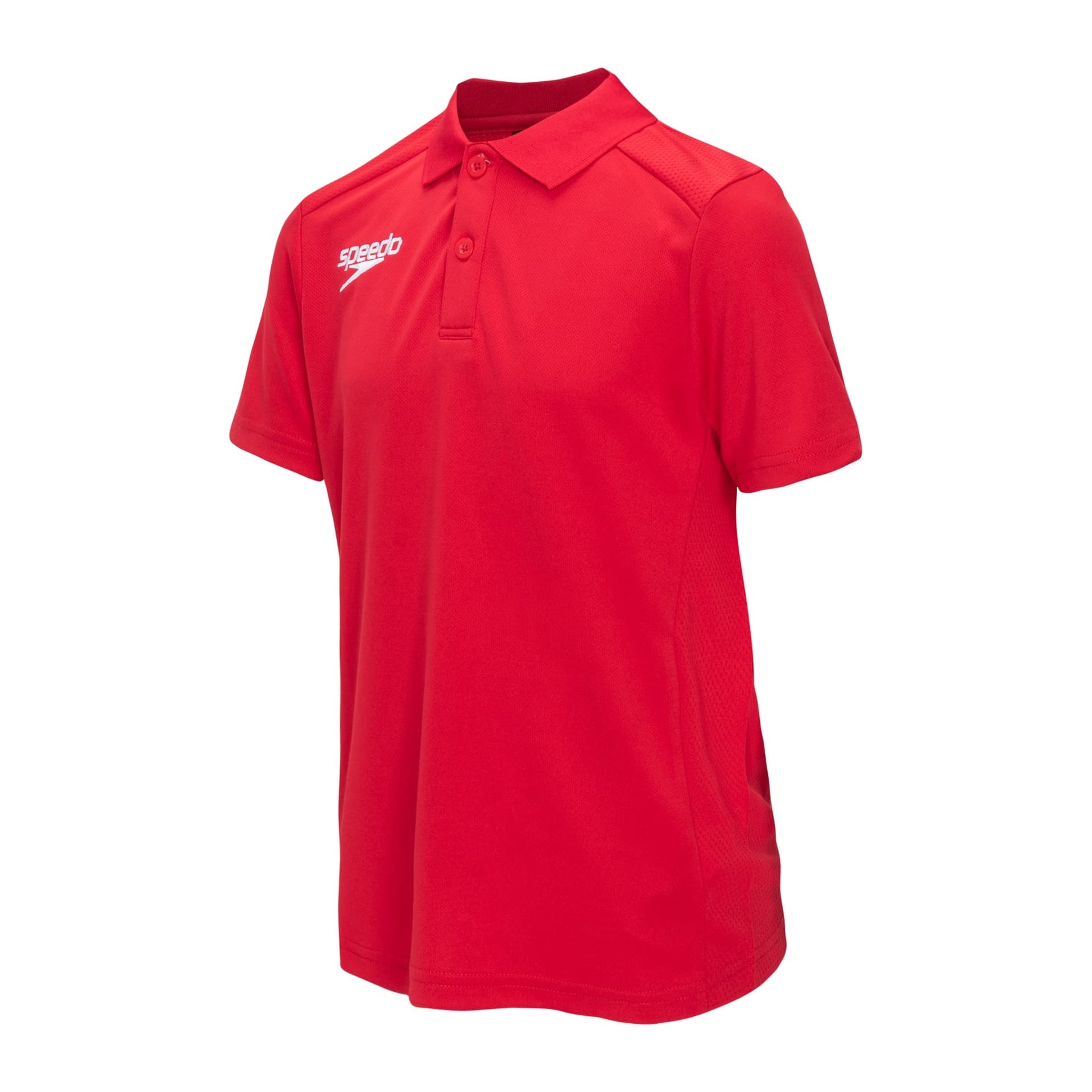 Koszulka dziecięca Speedo Club Dry Polo Jm Czerwone