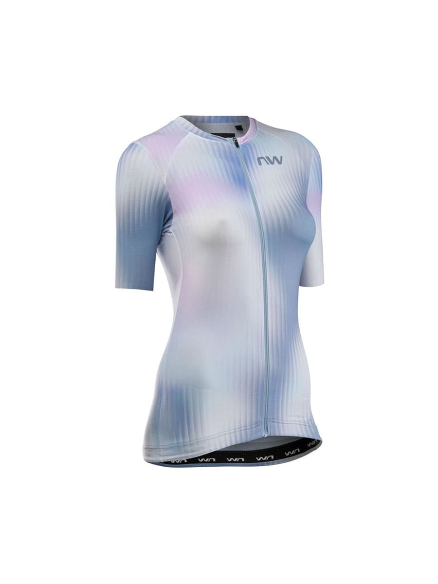Koszulka rowerowa damska Northwave Blade Woman Jersey S/s szara rozmiar L