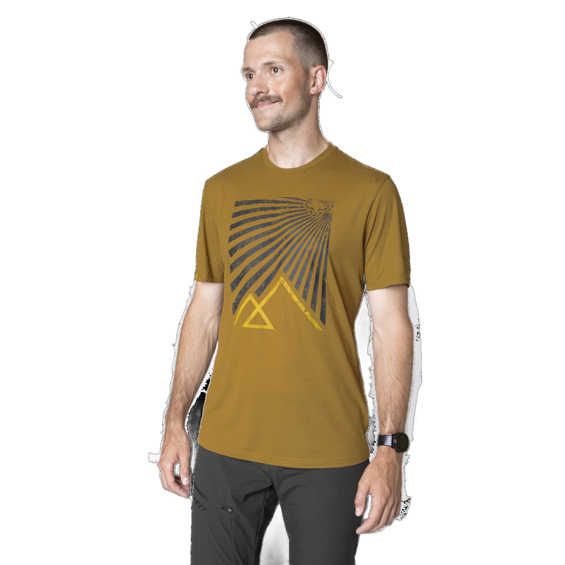 Koszulka szybkoschnąca Dynafit Transalper Graphic S/S Tee - relic/black out