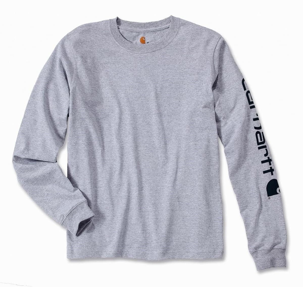 Koszulka Z Długim Rękawem Carhartt Sleeve Logo T-Shirt Szary Melanzowany