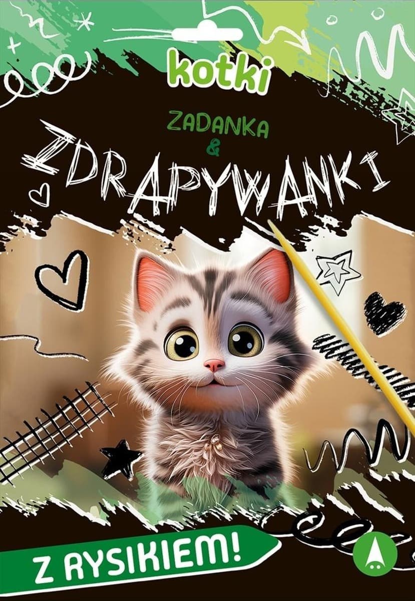 Kotki. Zadanka i zdrapywanki dla dzieci