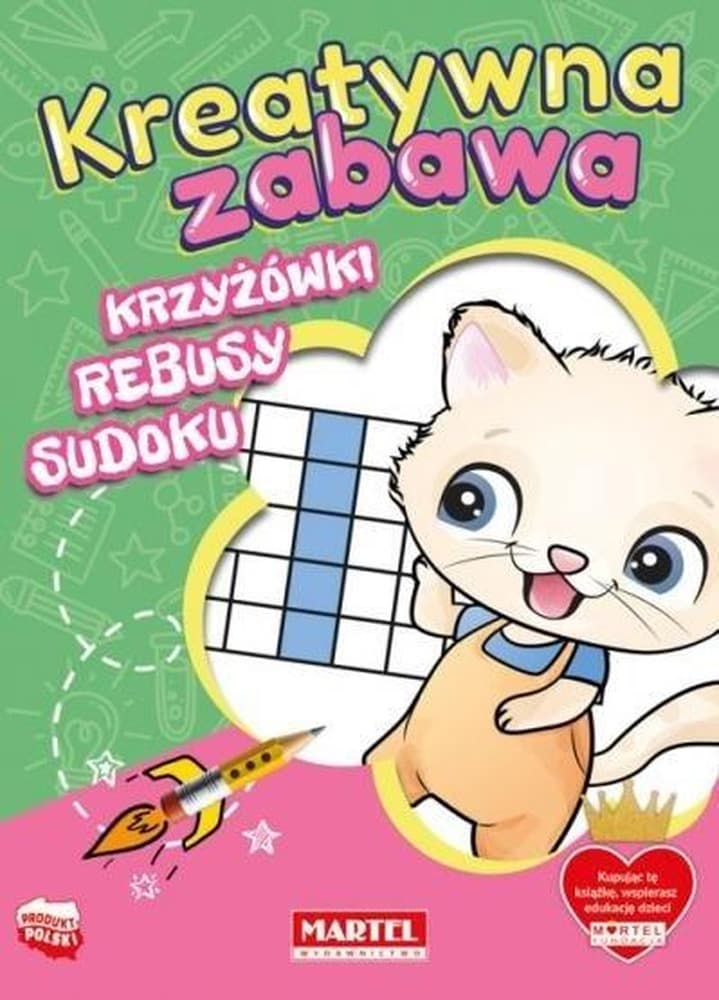 Kreatywna zabawa Krzyżówki, rebusy, sudoku dla dzieci
