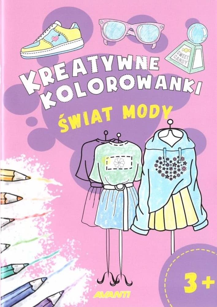 Kreatywne kolorowanki Świat mody dla dzieci