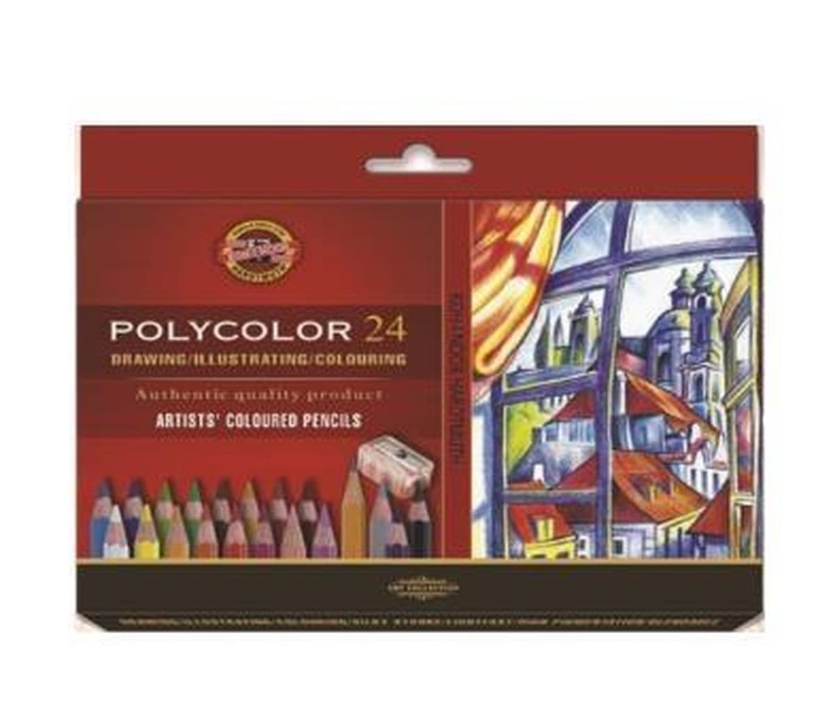 Kredki Koh-I-Noor Polycolor 24 kolory