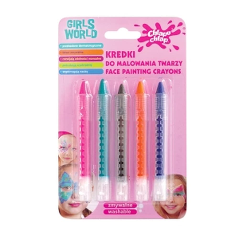 Chlapu Chkredkia Kredki ołówkowe 5 Girls World
