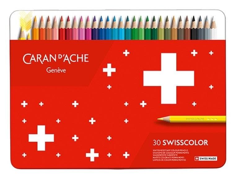 Kredki Caran d'Ache Swisscolor 18 kolorów z kolorowanką