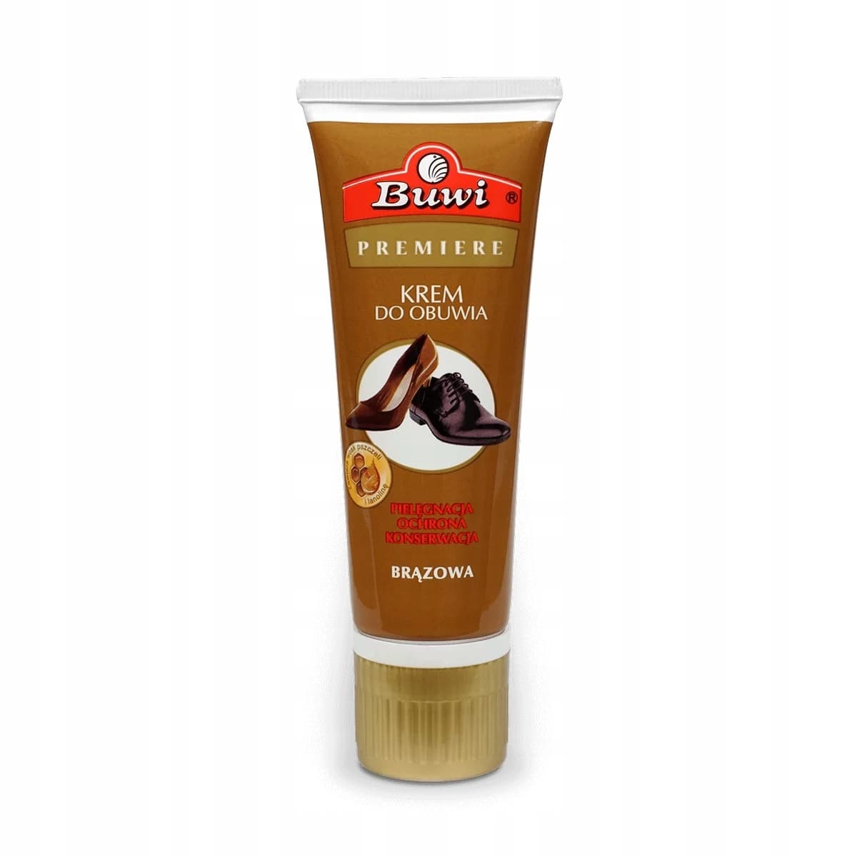 Buwi Premiere Krem do butów 75 ml brązowy