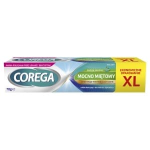 Corega Krem do protez Mocny Miętowy 70 g