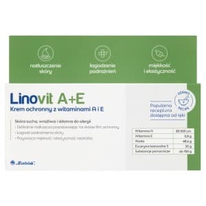 Ziololek krem Linovit ochronny z witaminami A+E 50 g