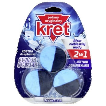 Kret Kostki do WC Color Power Ocean Fresh 3 x 50 g