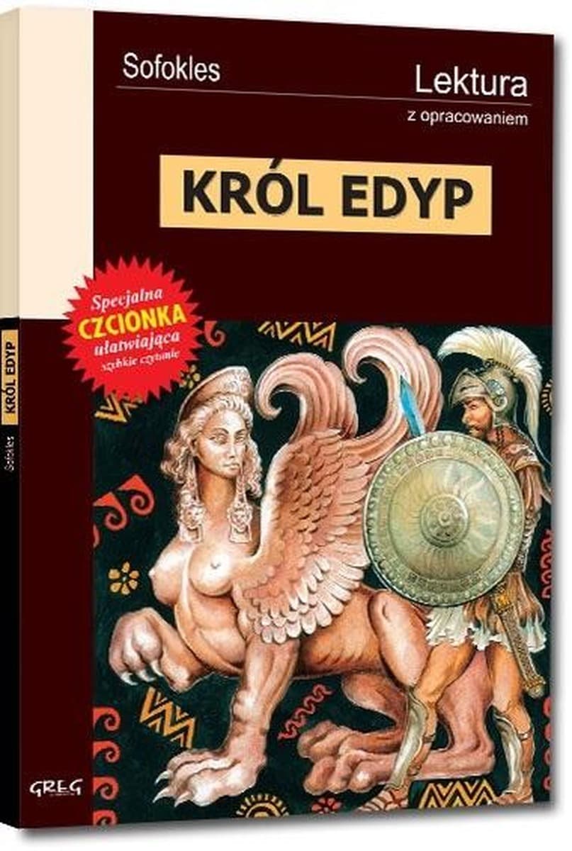 Król Edyp z opracowaniem - Sofokles, wydanie Greg