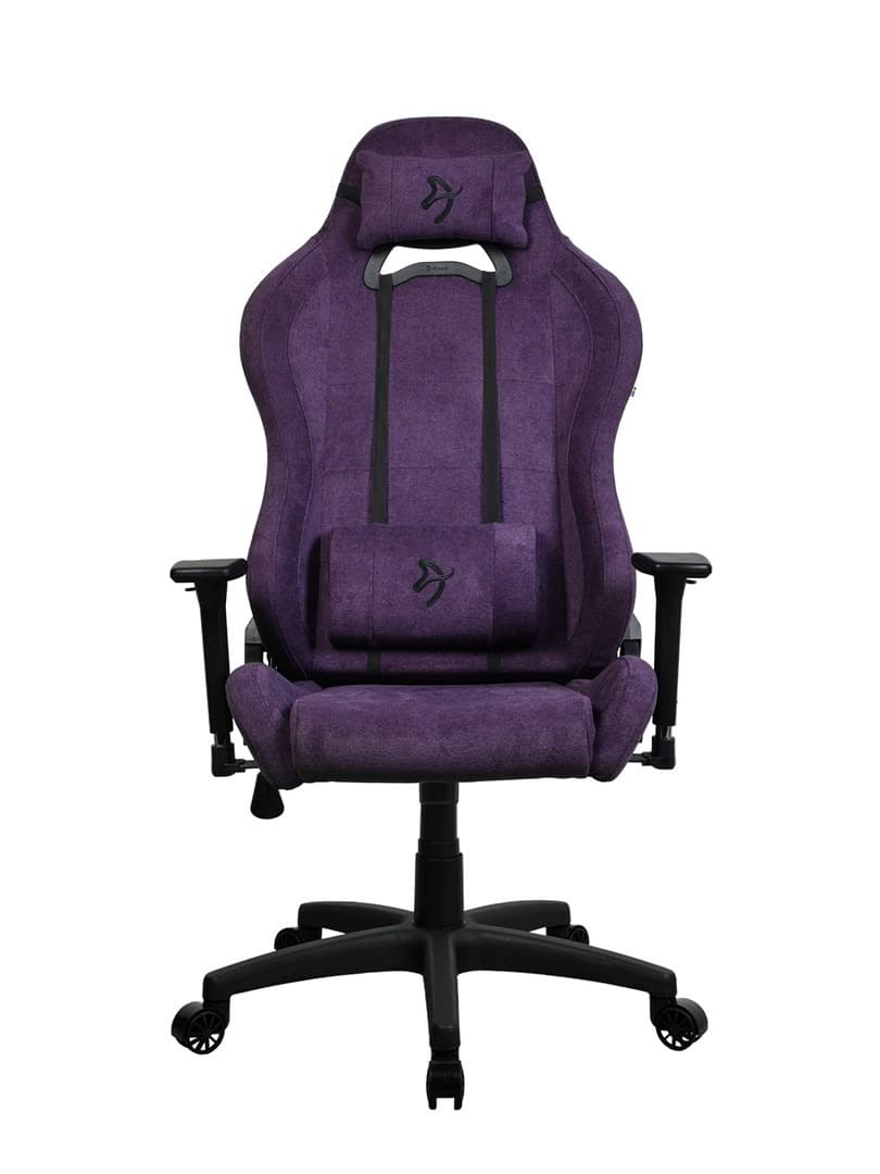 Fotel gamingowy Arozzi Toretta fioletowy softfabric