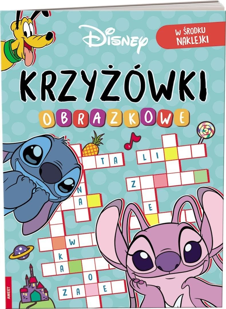 Disney Mix Krzyżówki obrazkowe książka 288x206 mm