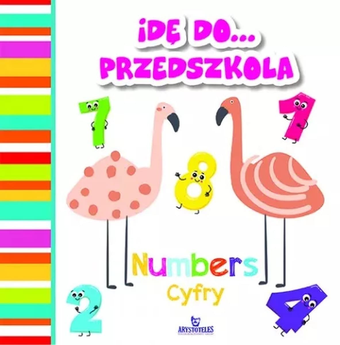 Książeczka dla dzieci Idę do Przedszkola Cyfry Numbers