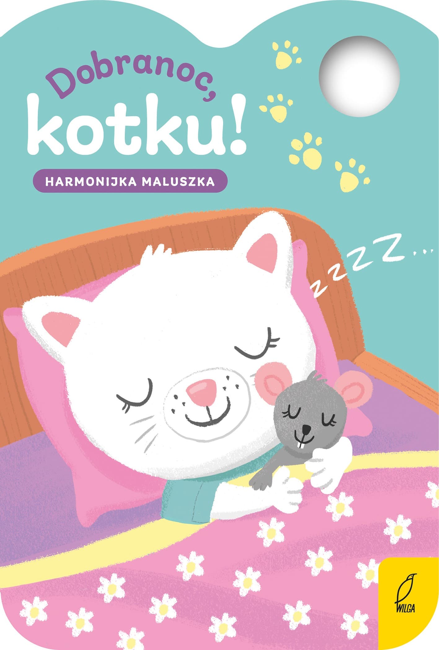 Książka Harmonijka Dobranoc kotku dla dzieci