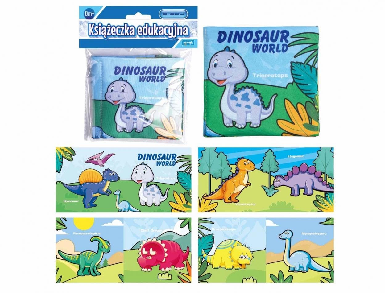 Książeczka malucha e-edu dinozaury