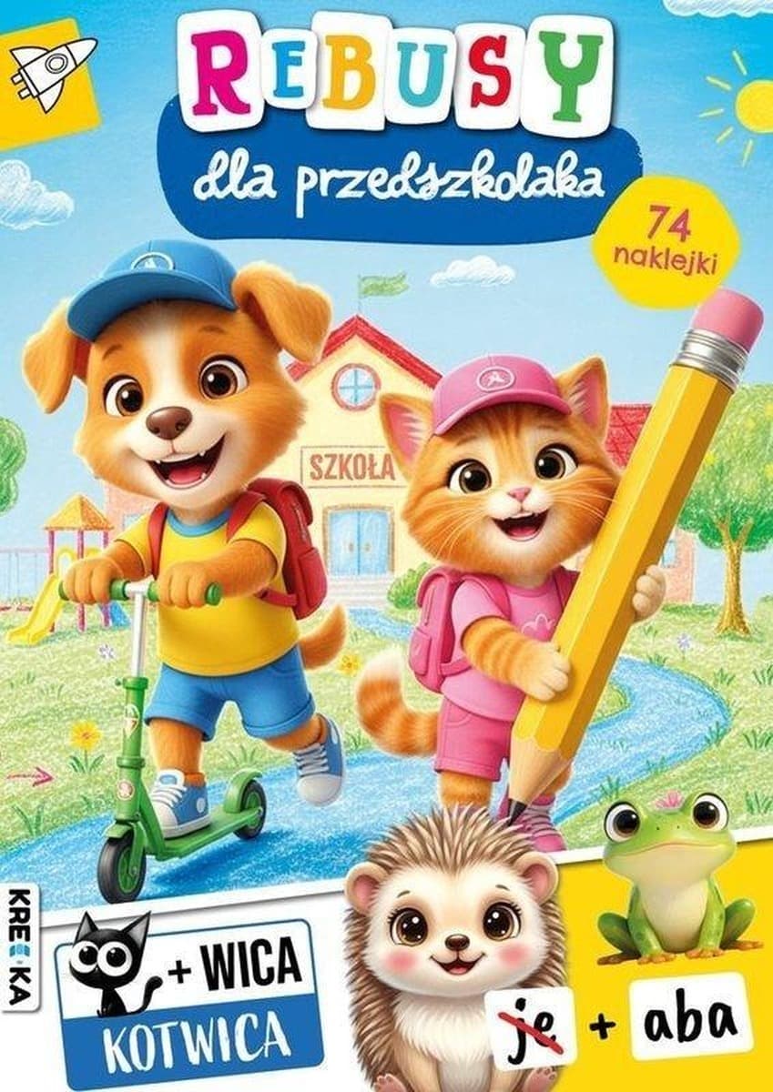 Książeczka Rebusy i Kolorowanki dla przedszkolaka