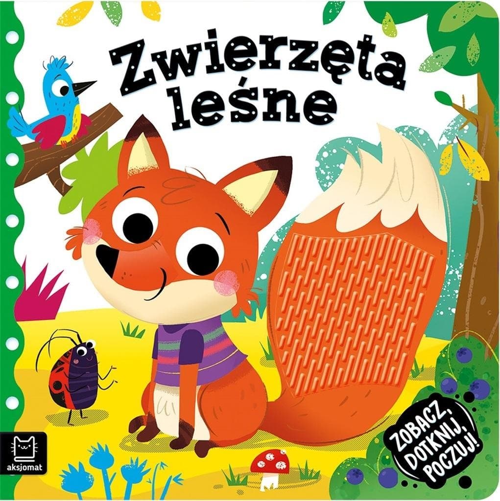 Książeczka sensoryczna Zwierzęta leśne - nauka przez dotyk