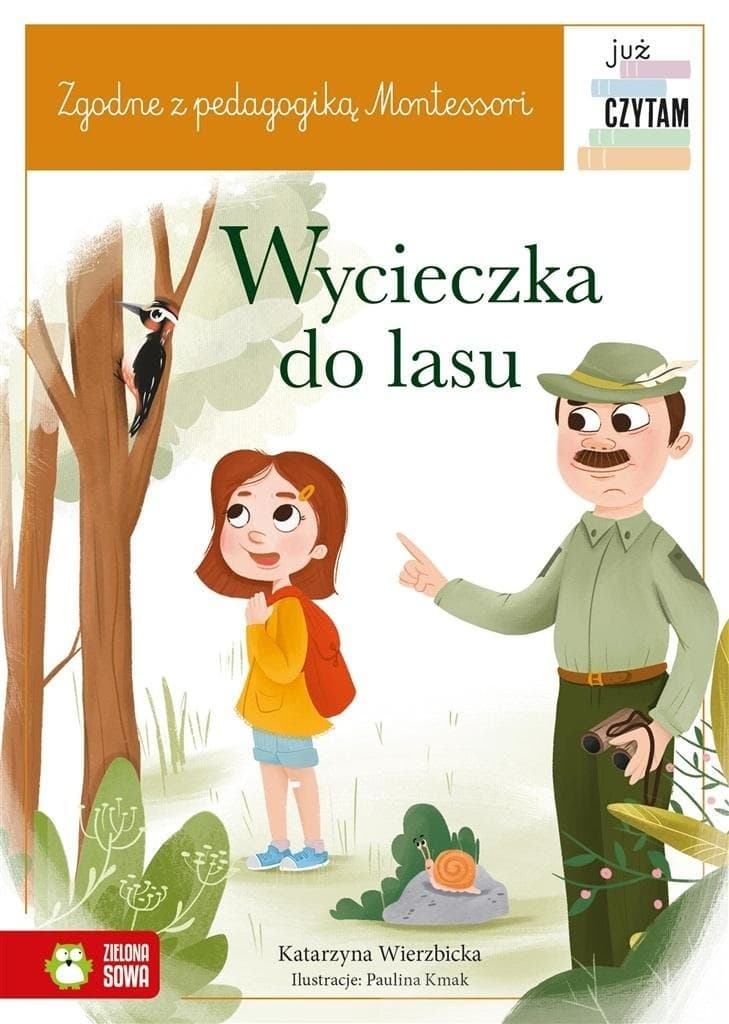 Książka dla dzieci Już czytam Montessori Wycieczka do lasu