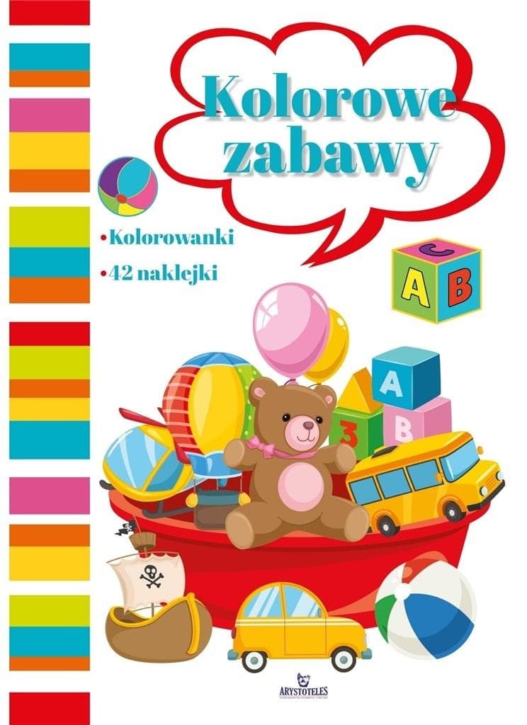 Książka dla dzieci Kolorowe zabawy