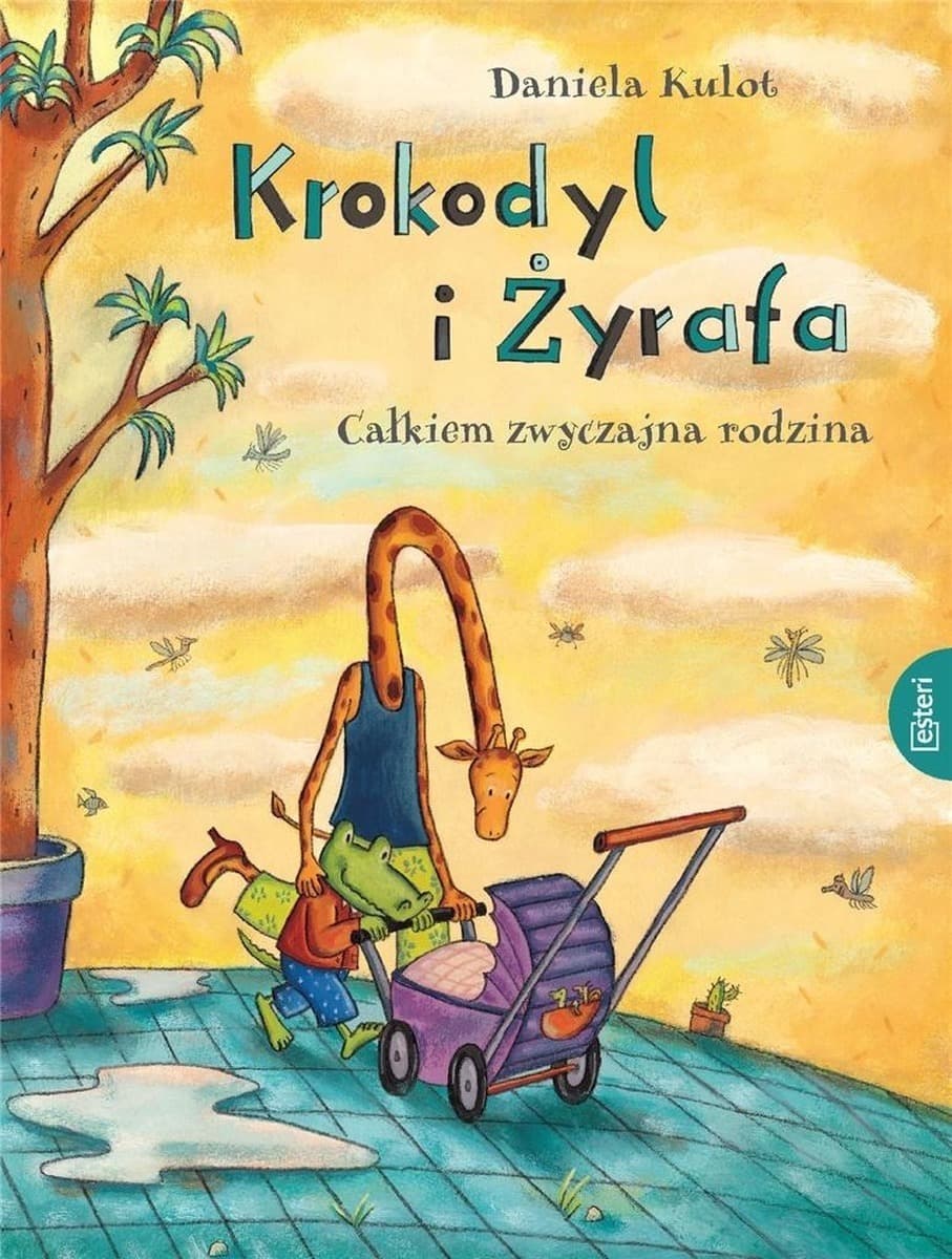 Książka dla dzieci Krokodyl i Żyrafa Całkiem Normalna Rodzina