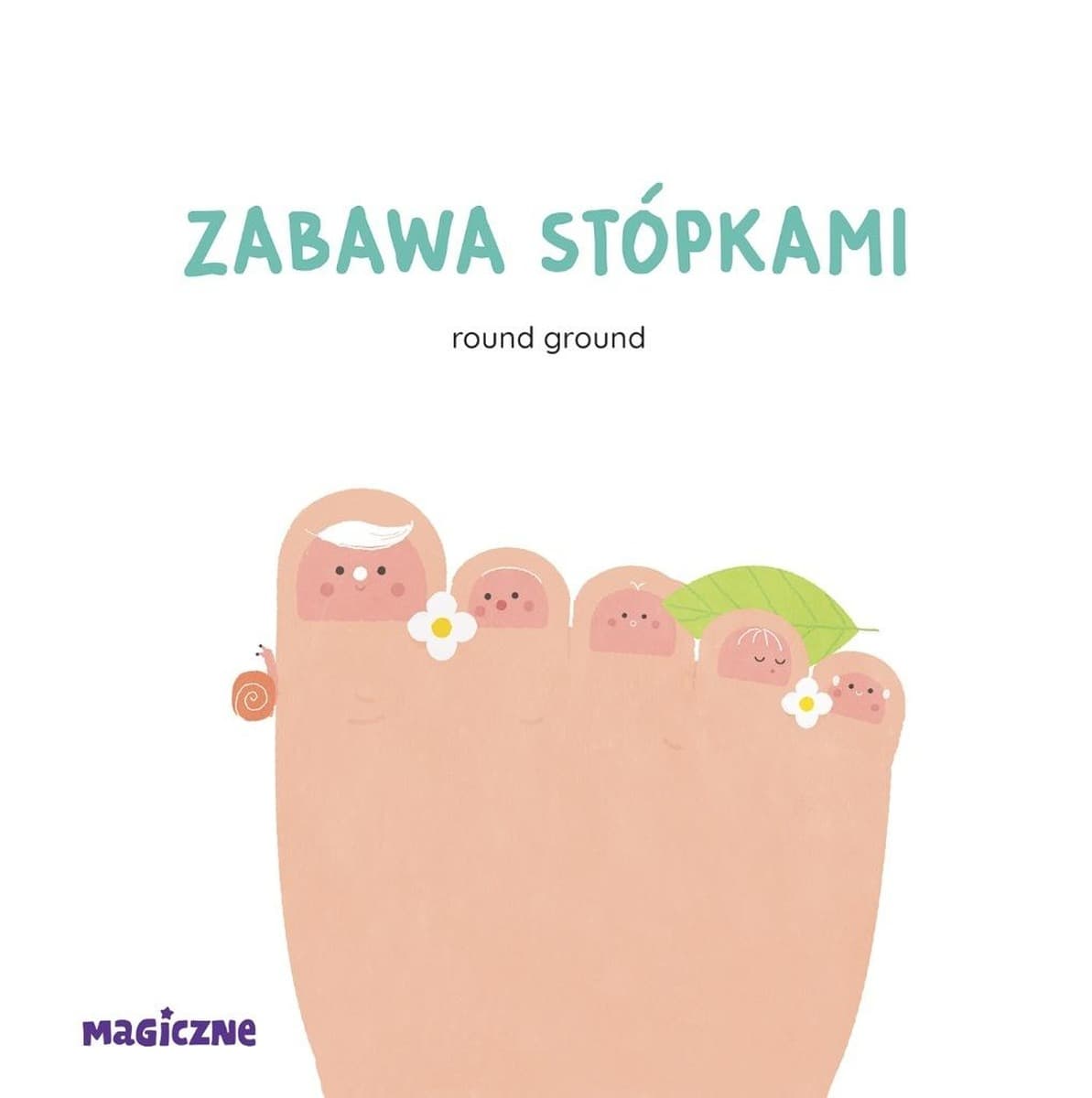 Książka dla dzieci Zabawa stópkami Round Ground