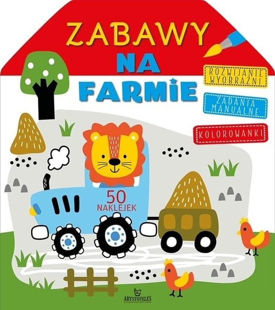 Książka dla dzieci Zabawy na farmie