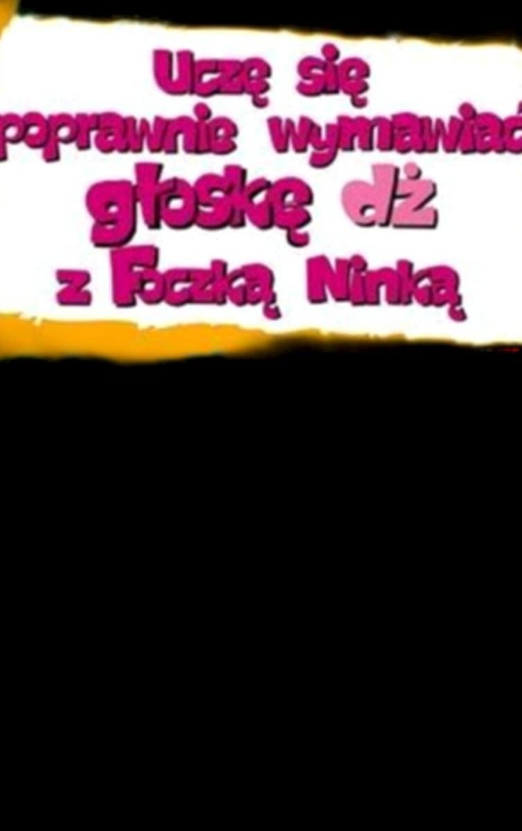 Książka logopedyczna uczę się wymawiać głoskę Dż z Foczką Ninką
