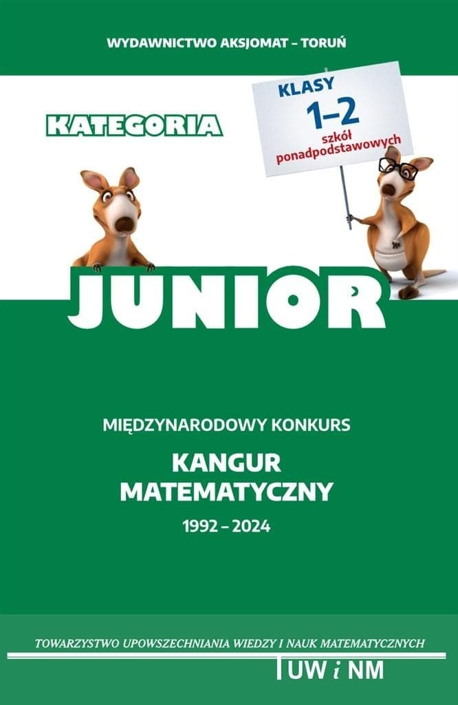 Książka Matematyka z wesołym kangurem Poziom Junior 2024