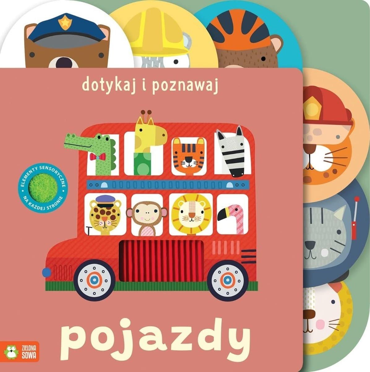 Książka sensoryczna Pojazdy. Dotykaj i poznawaj