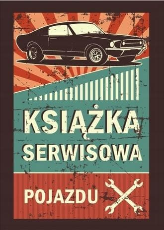 Książka serwisowa pojazdu A5 112 stron broszurowa
