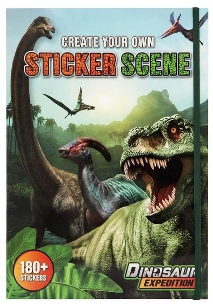 Książka z naklejkami Epoka Dinozaurów