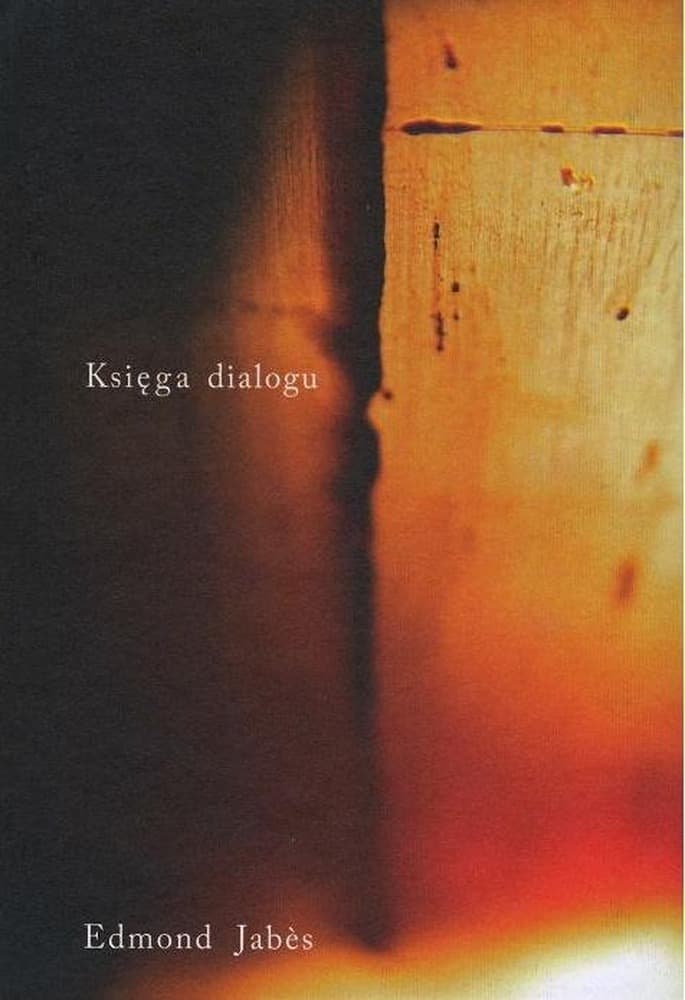 Księga dialogu Edmond Jabes, twarda oprawa, 124 strony