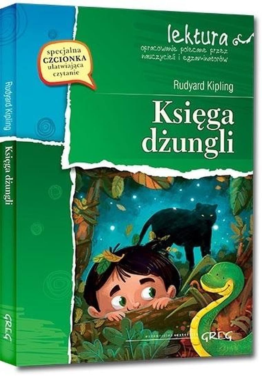 Księga dżungli Lektura z opracowaniem wydawnictwa Greg