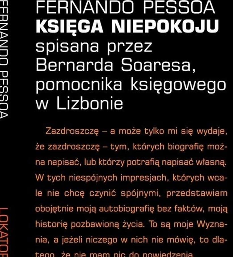 Księga Niepokoju Fernando Pessoa - wydanie w twardej oprawie