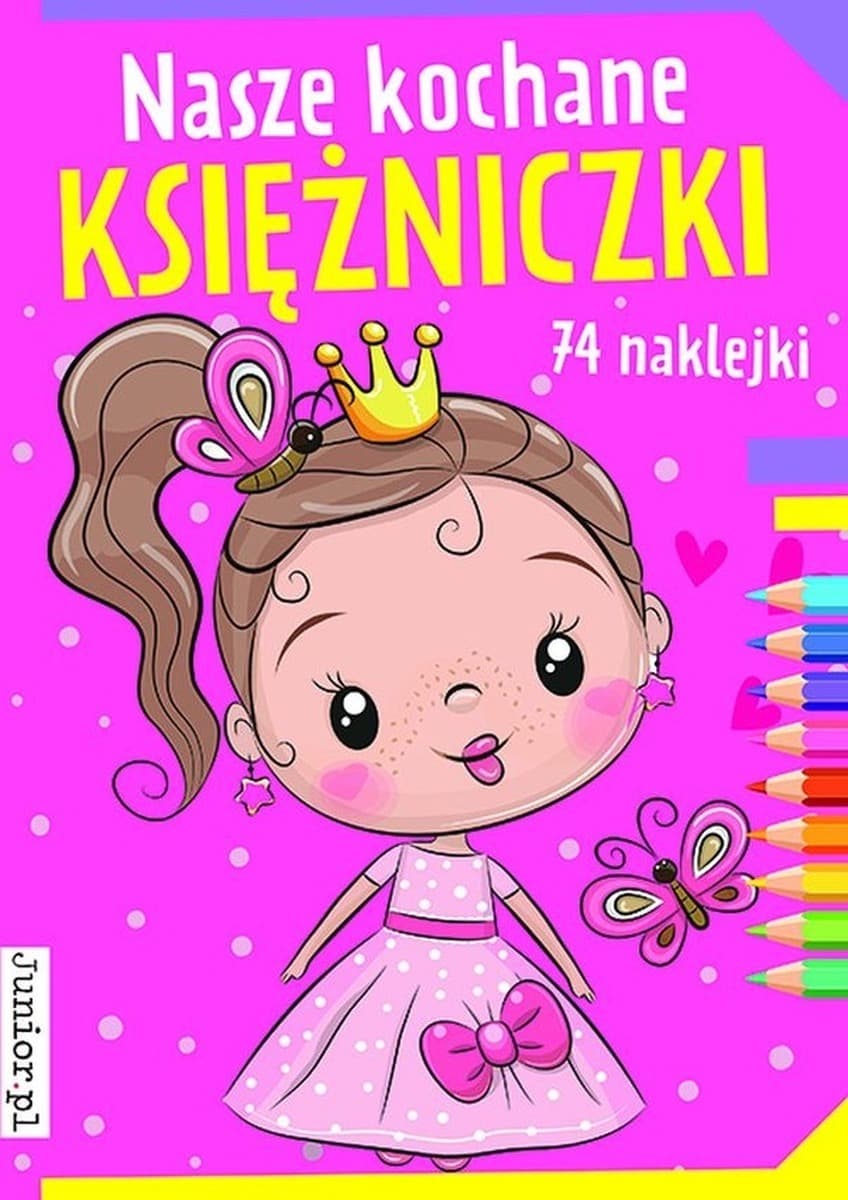 Księżniczki. Kolorowanka dla dzieci