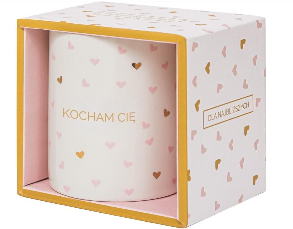 Kubek prezentowy z dedykacją Kocham Cię 350 ml