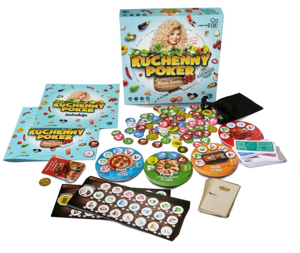 R- Gra planszowa Kuchenny Poker rywalizacja dla kucharzy