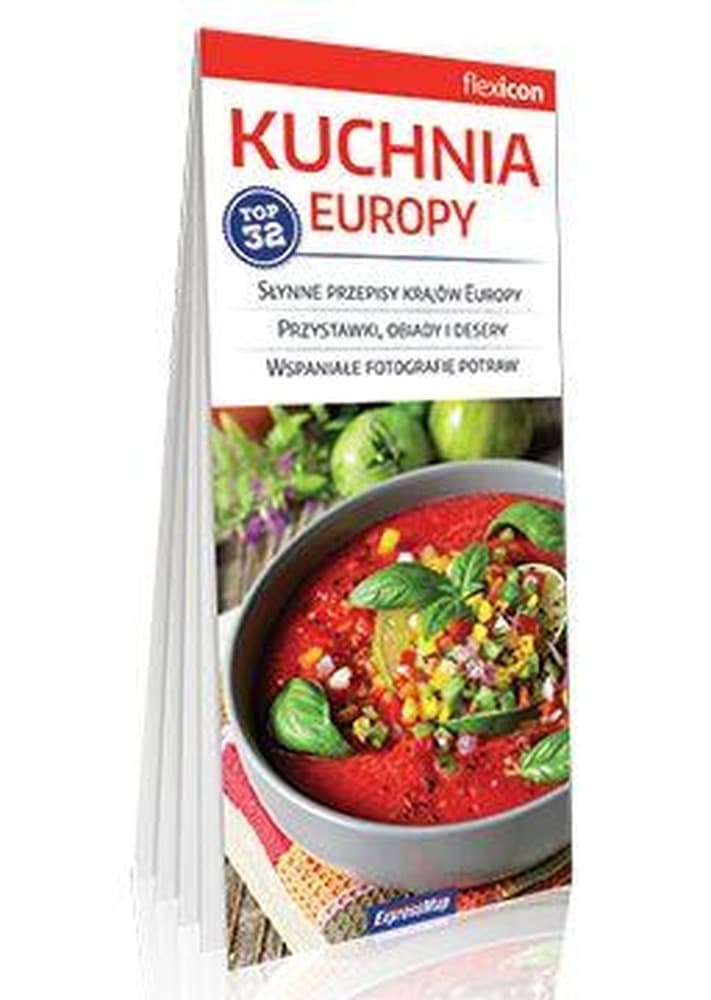 Kuchnia Europy - przepisy, fotografie, laminowana oprawa
