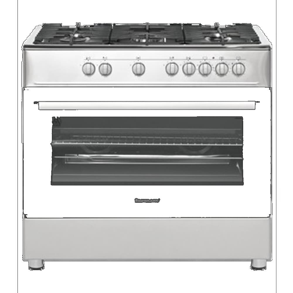 Kuchnia Gazowo-Elektryczna Ravanson KWGE-K90A Inox