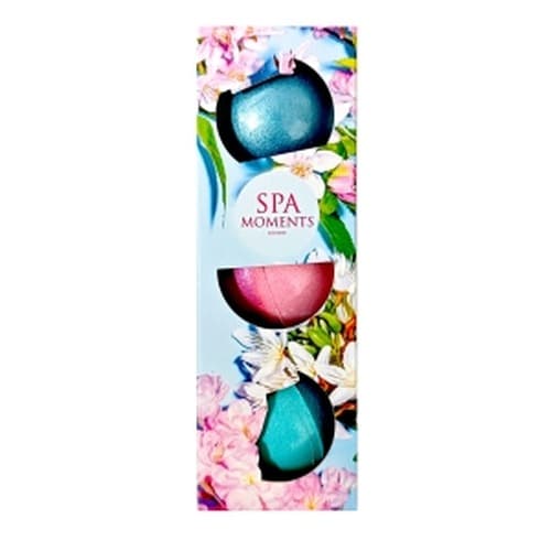 Spa Moments Kula musująca do kąpieli Masło Shea 3 szt.