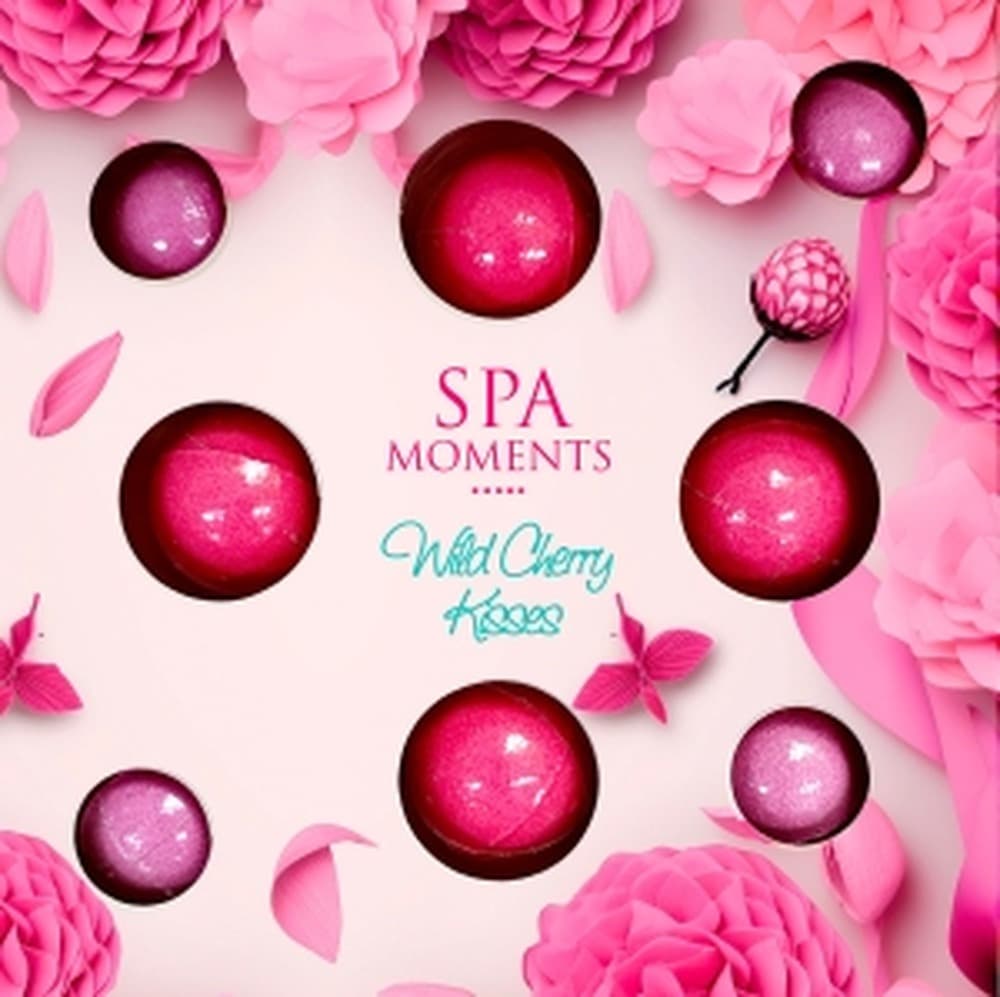 Spa Moments Kule do Kąpieli Cherry 4 x 30 g i 4 x 20 g