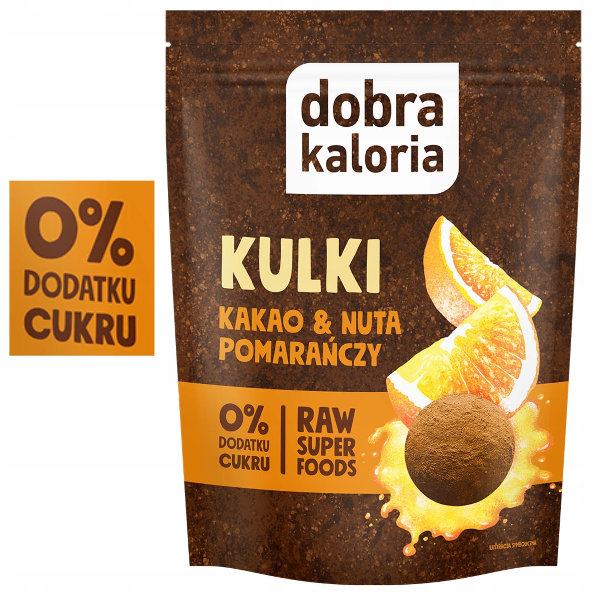 dobra kaloria Kulki kakao & nuta pomarańczy 65 g