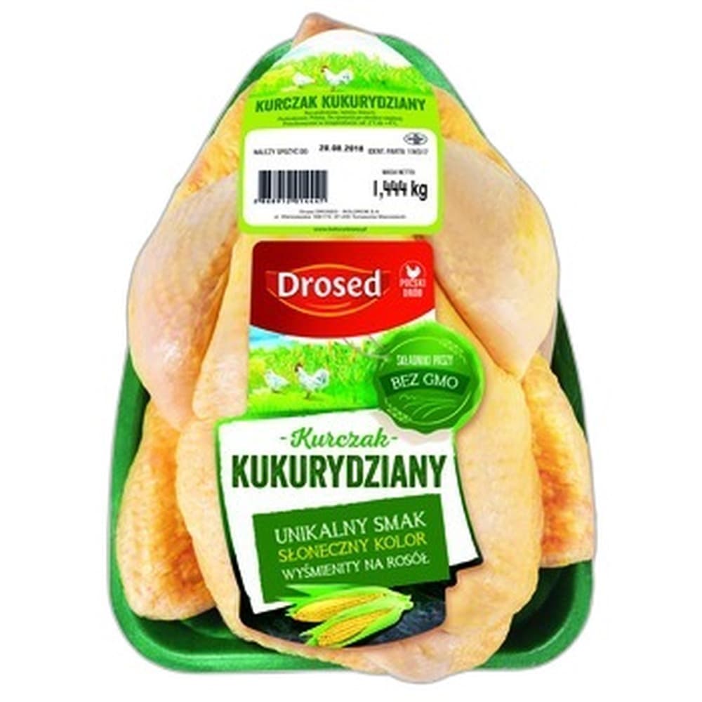 KURCZAK KUKURYDZIANY TACKA OK. 1,4KG DROSED