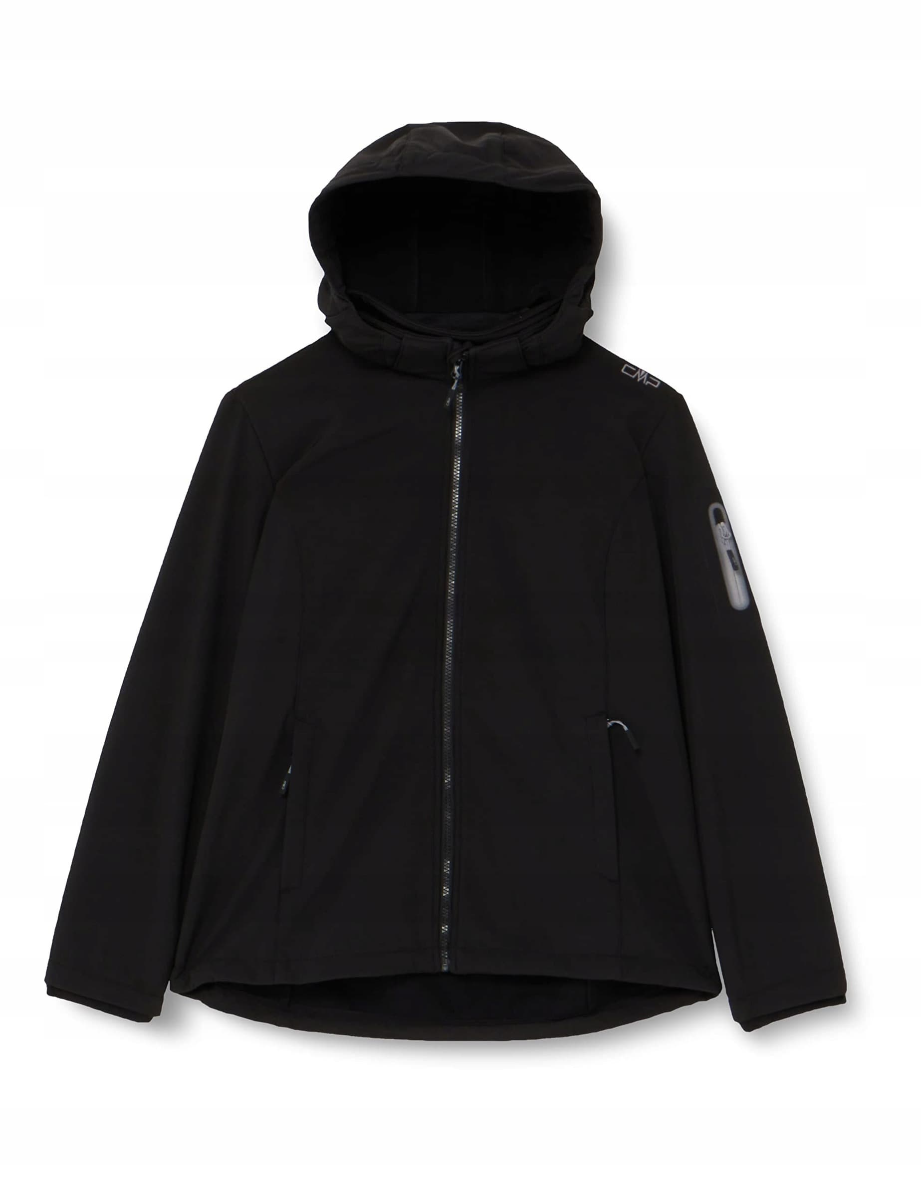 Kurtka damska CMP Wilma Jacket Zip Hood - nero