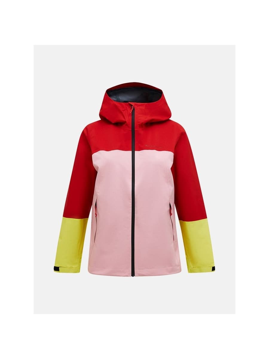 Kurtka Damska Peak Performance W Trail Hipe 2.5L Shell Jacket Czerwony
