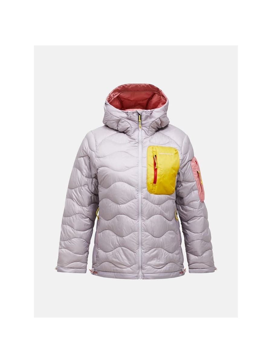 Kurtka damska puchowa Peak Performance Helium Utility Down Hood Jacket zielona