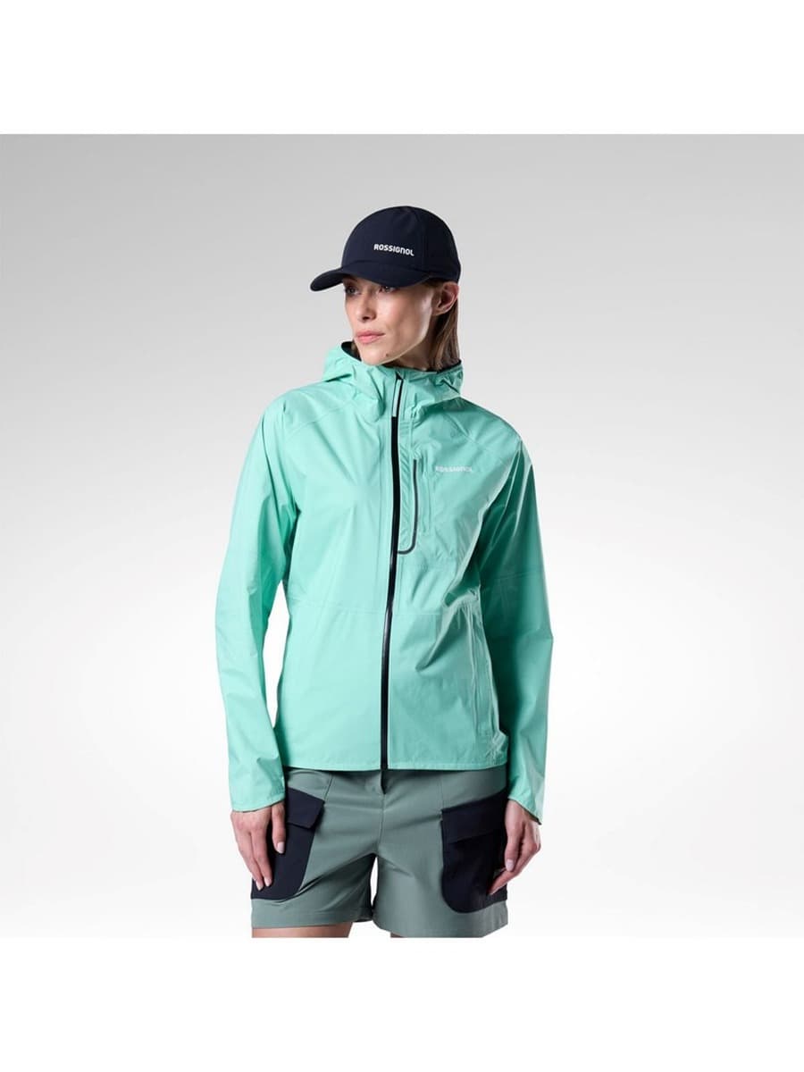 Kurtka Damska Rossignol W Rainproof 2.5l Shell Jkt Zielona